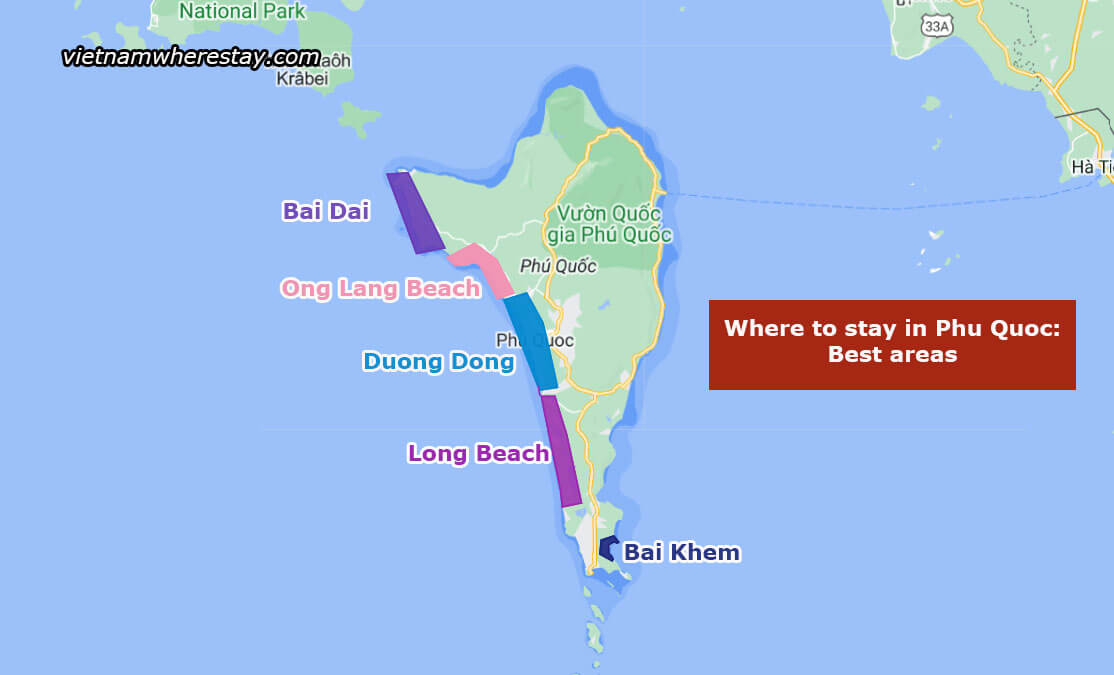 Where to stay in Phu Quoc island