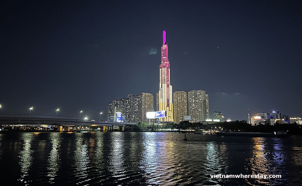 Saigon Riverside at night