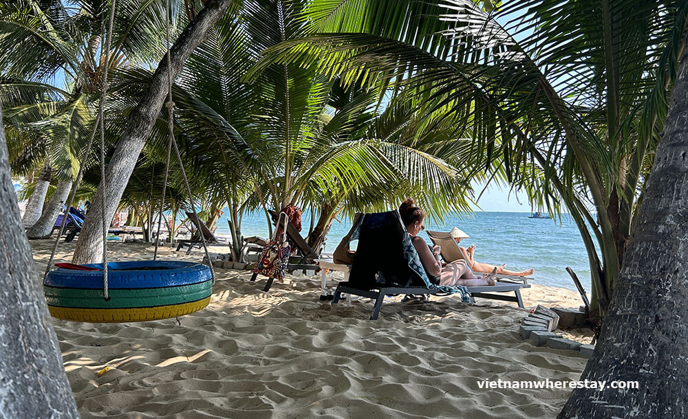 Private beach at Sea Star Phu Quoc