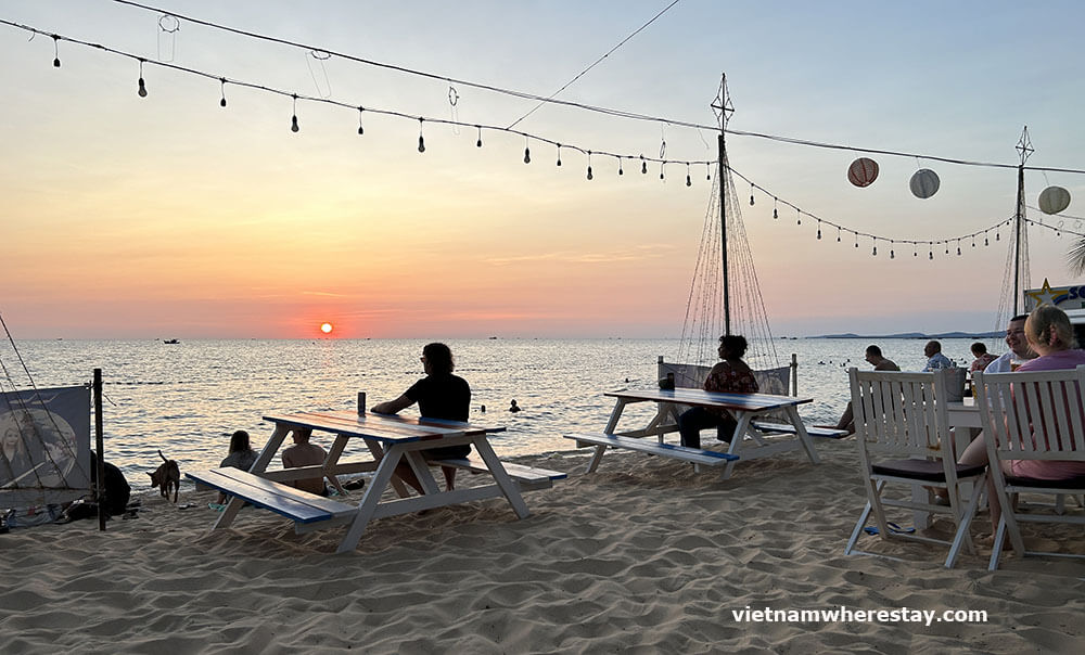 Beautiful sunset view at Sea Star Resort