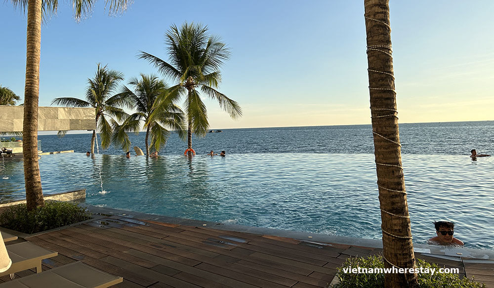 Swimming pool at seashells