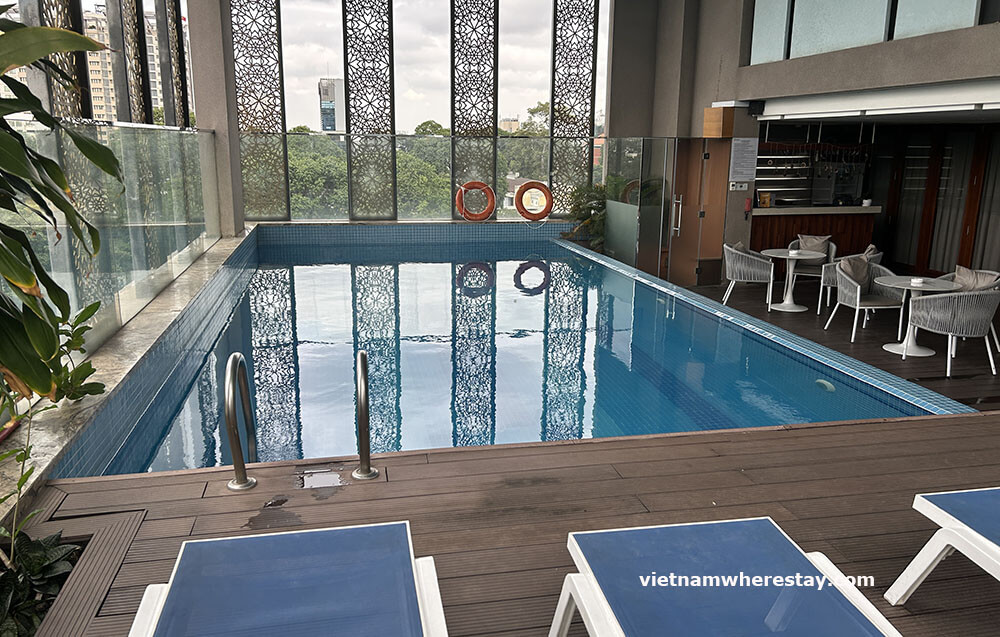 Swimming pool at Orchids