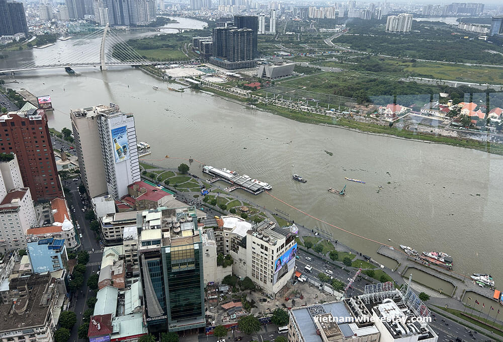 Saigon River Views from Skydeck