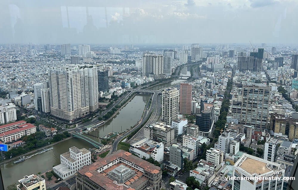 Views of Saigon from Saigon Skydeck