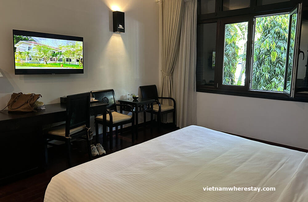 My bed at Hoi An Historic Hotel