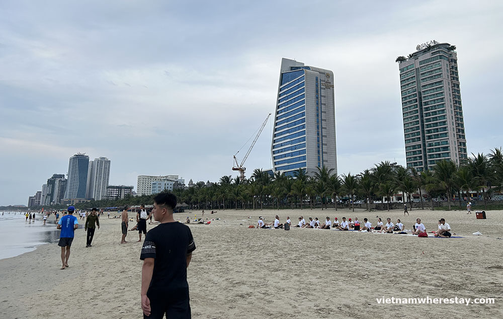 Grand Tourane and Sala Hotel Da Nang on My Khe Beach