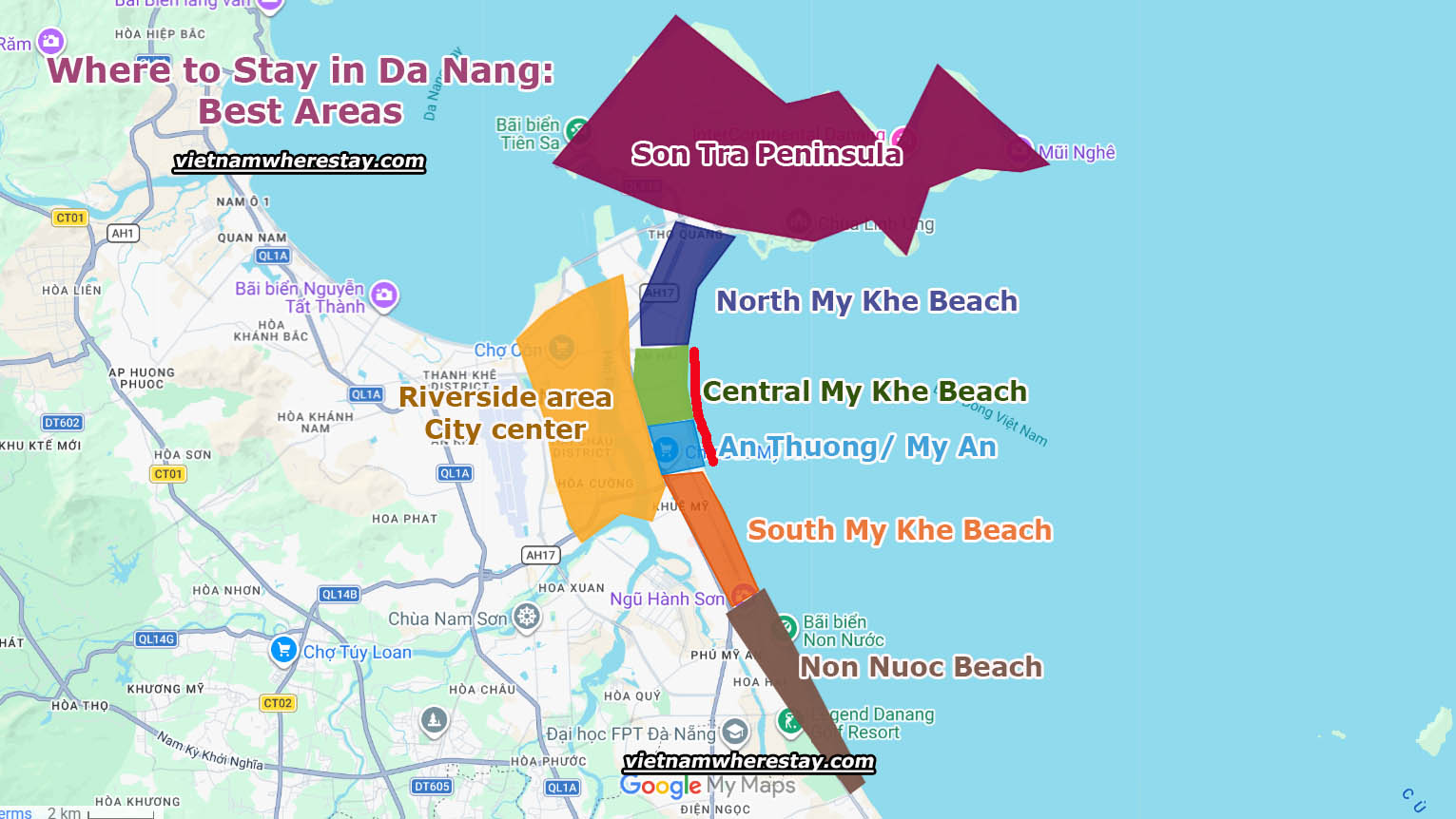 Where to stay in Da Nang - Best areas
