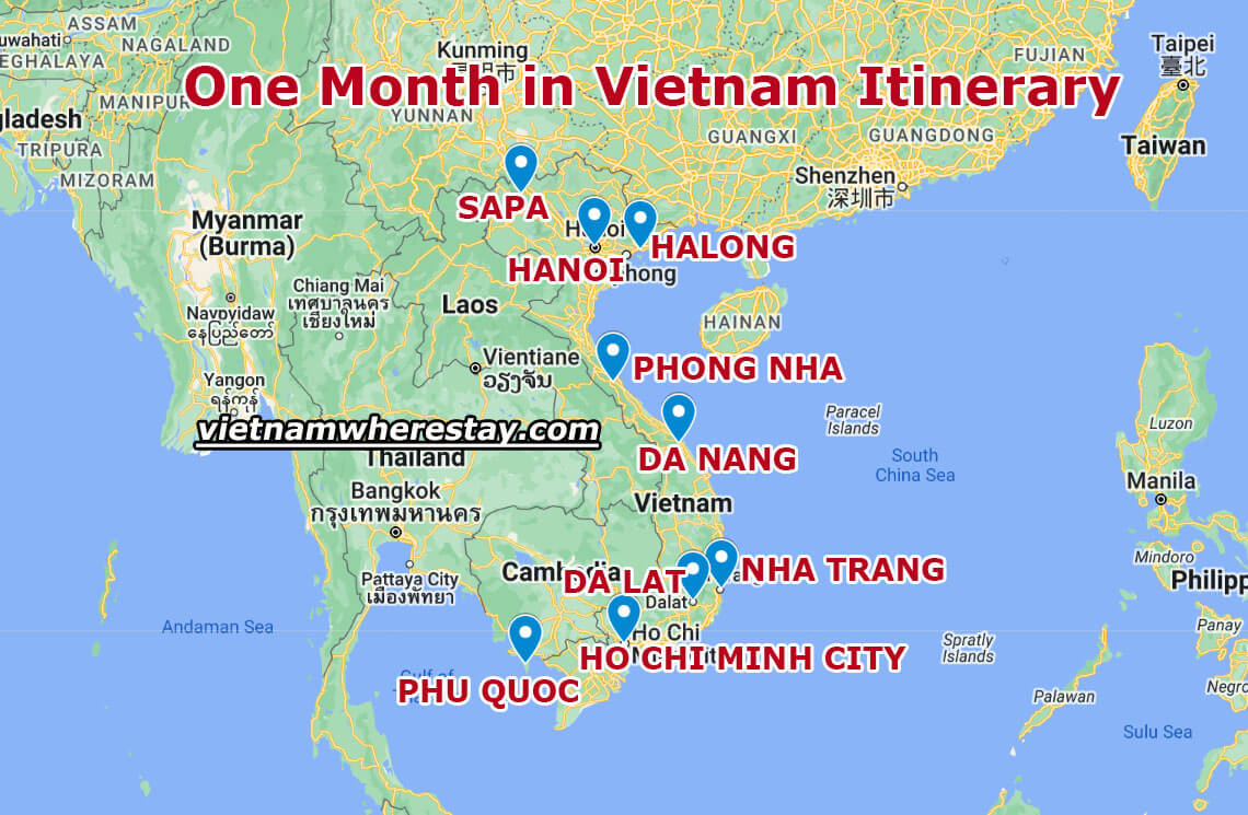 One month in Vietnam Itinerary - 4 Weeks Guide