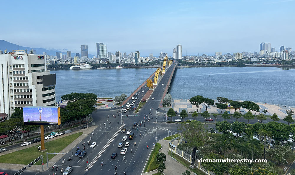 Da Nang Han River and Dragon Bridge