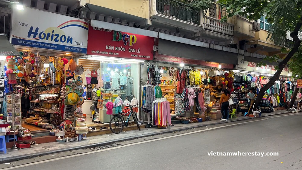 Luong Van Can Street in the old quarter