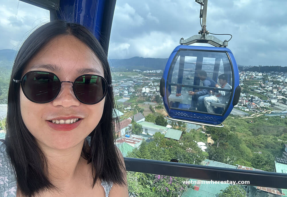 Me on Dalat cable car