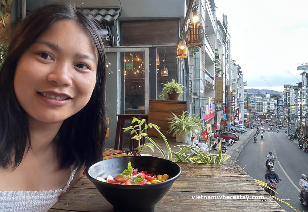 Me at An cafe in Da Lat