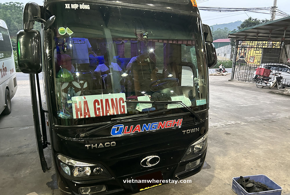Sleeper bus Ha Giang and Ha Noi