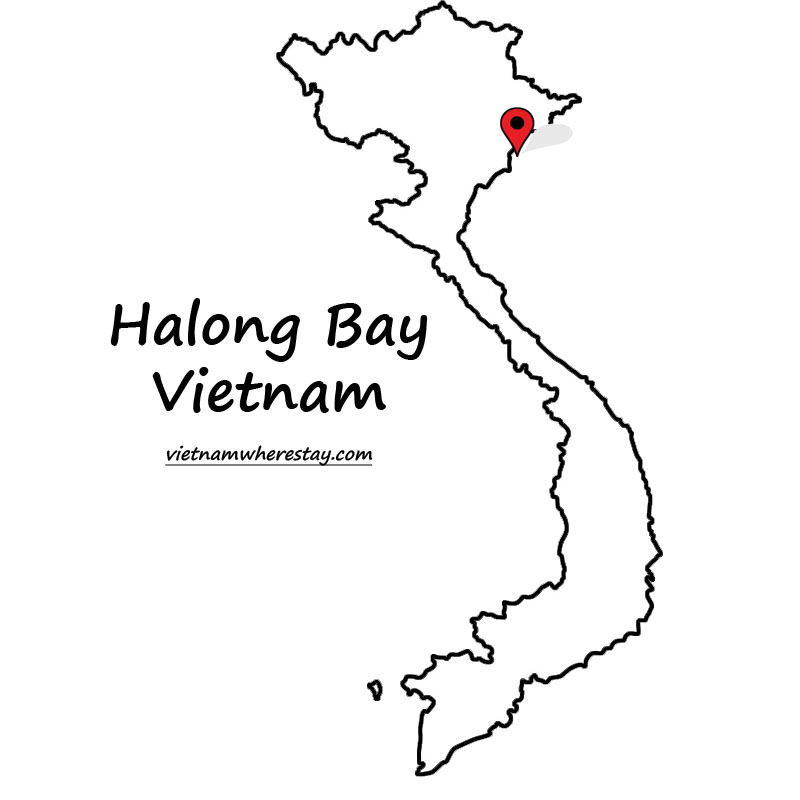 Halong Bay on Map