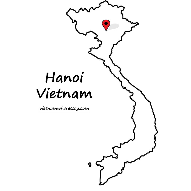 Hanoi Vietnam Map