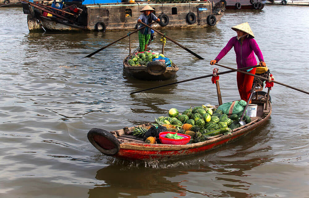 Floating market