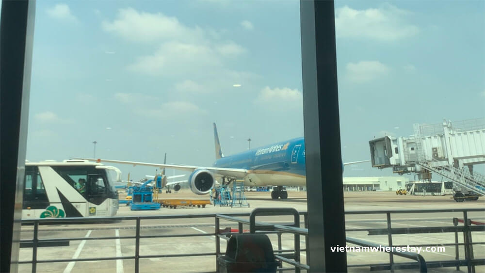 Noi Bai International airport Hanoi