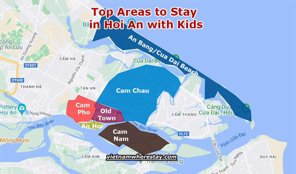 Top areas in Hoi An for family