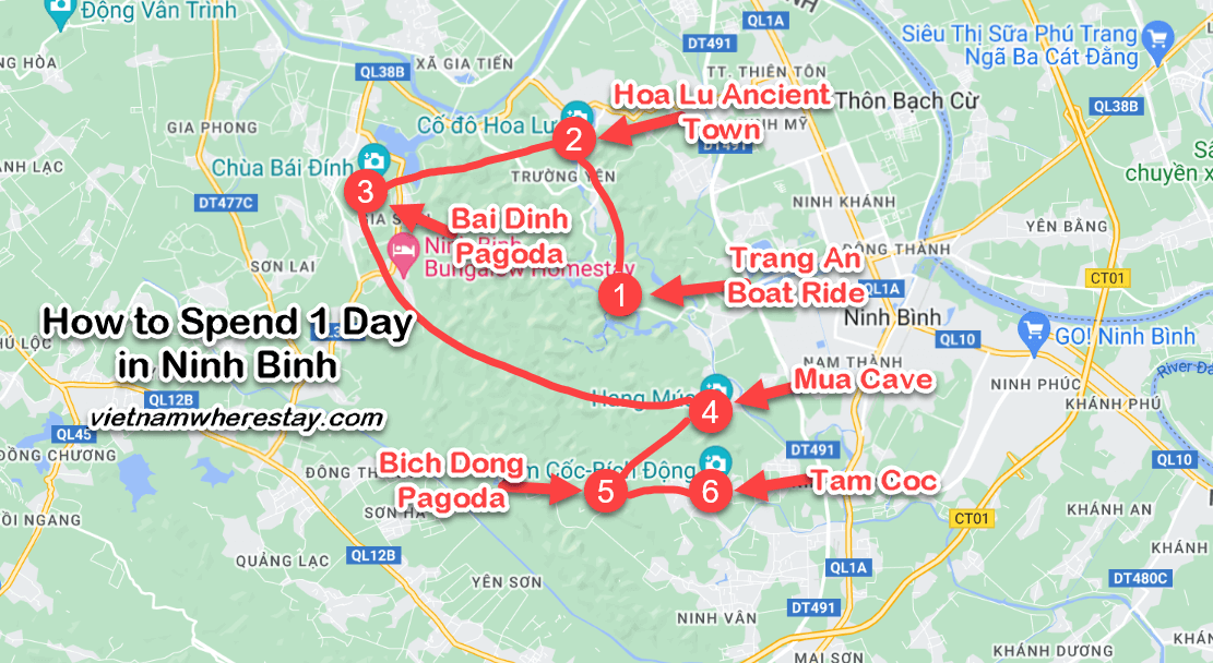 Ninh Binh Itinerary for one day