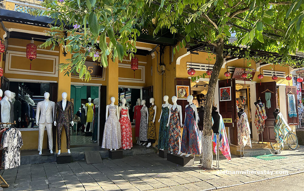 Tailor shop in ancient town