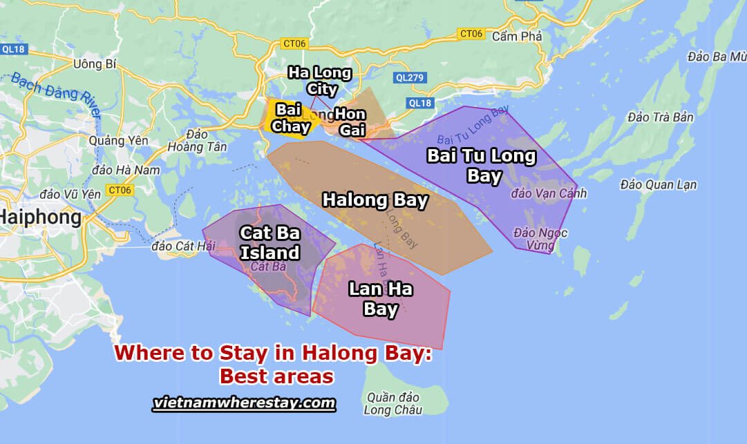 Where to stay in Halong Bay - Best areas