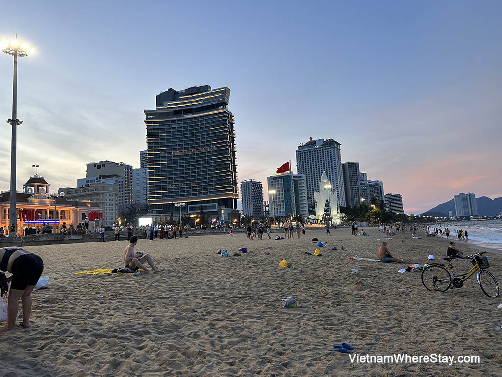 Tran Phu Beach at sunset