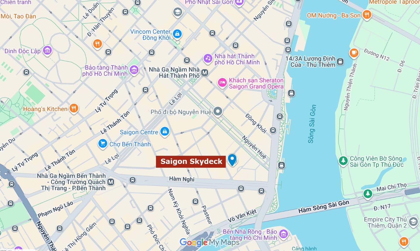 Saigon Skydeck location on map