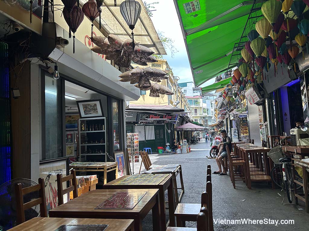 Ta Hien Beer street at daytime