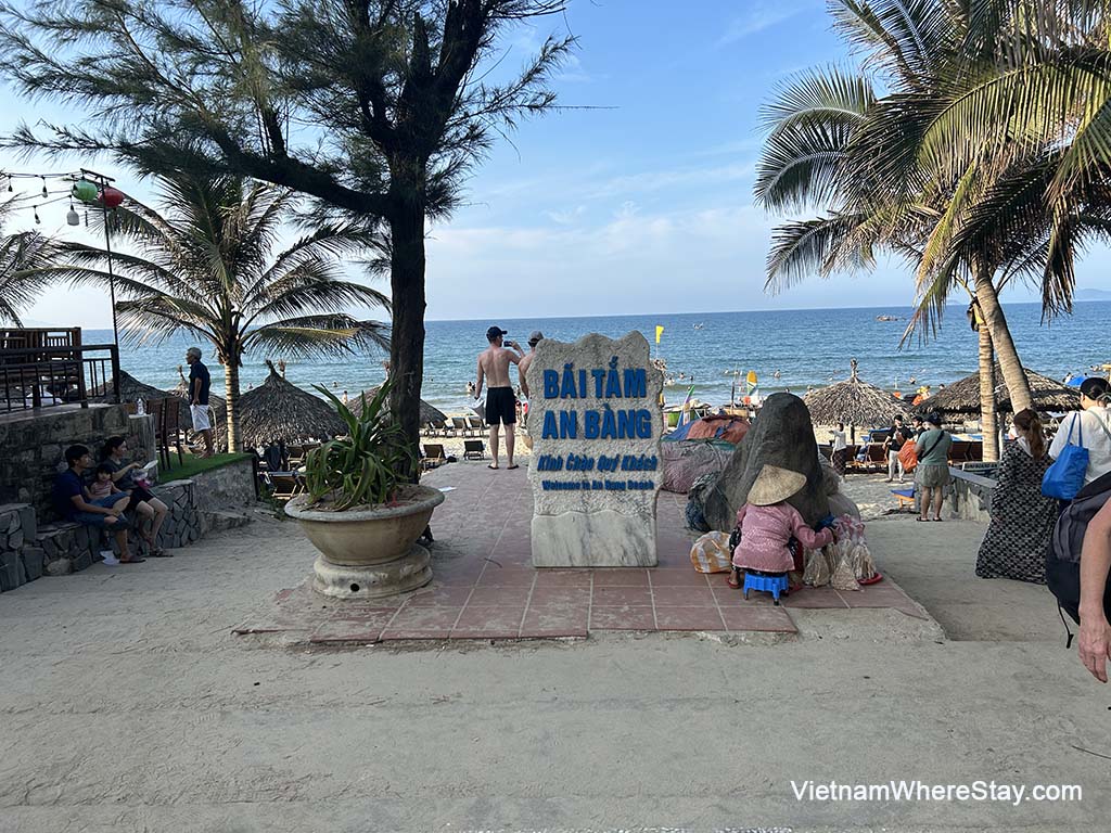 Main entrance An Bang Beach