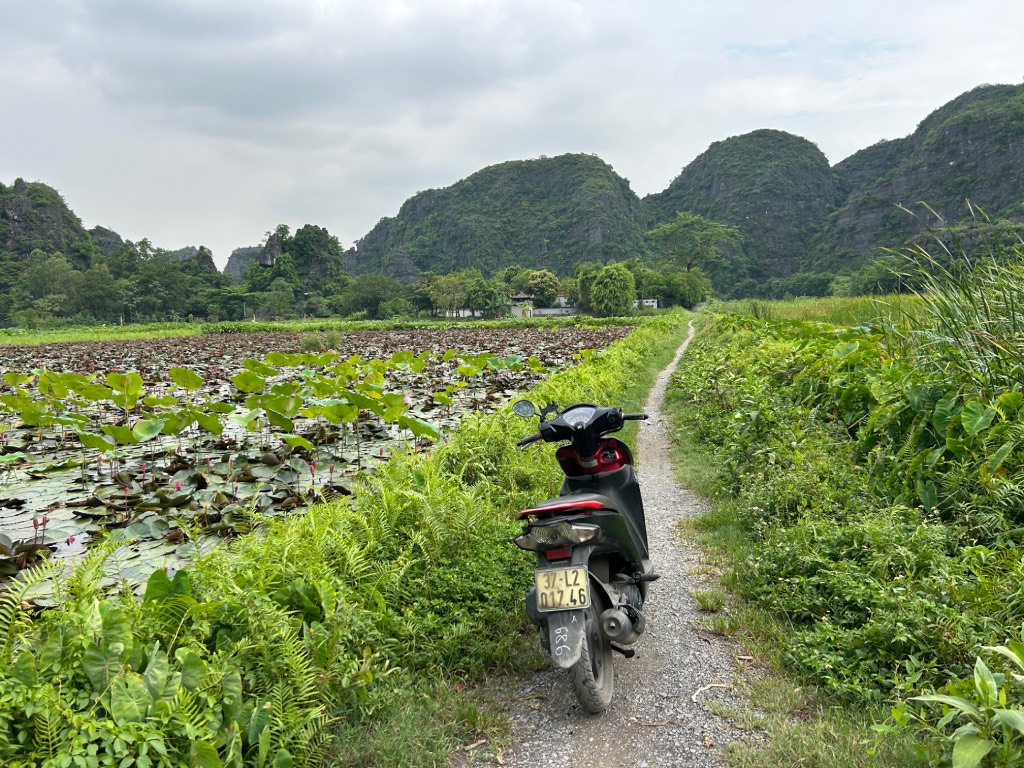 My scooter in Tam Coc