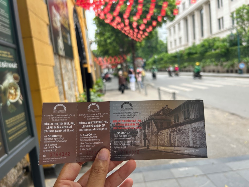My ticket to Hoa Lo prison