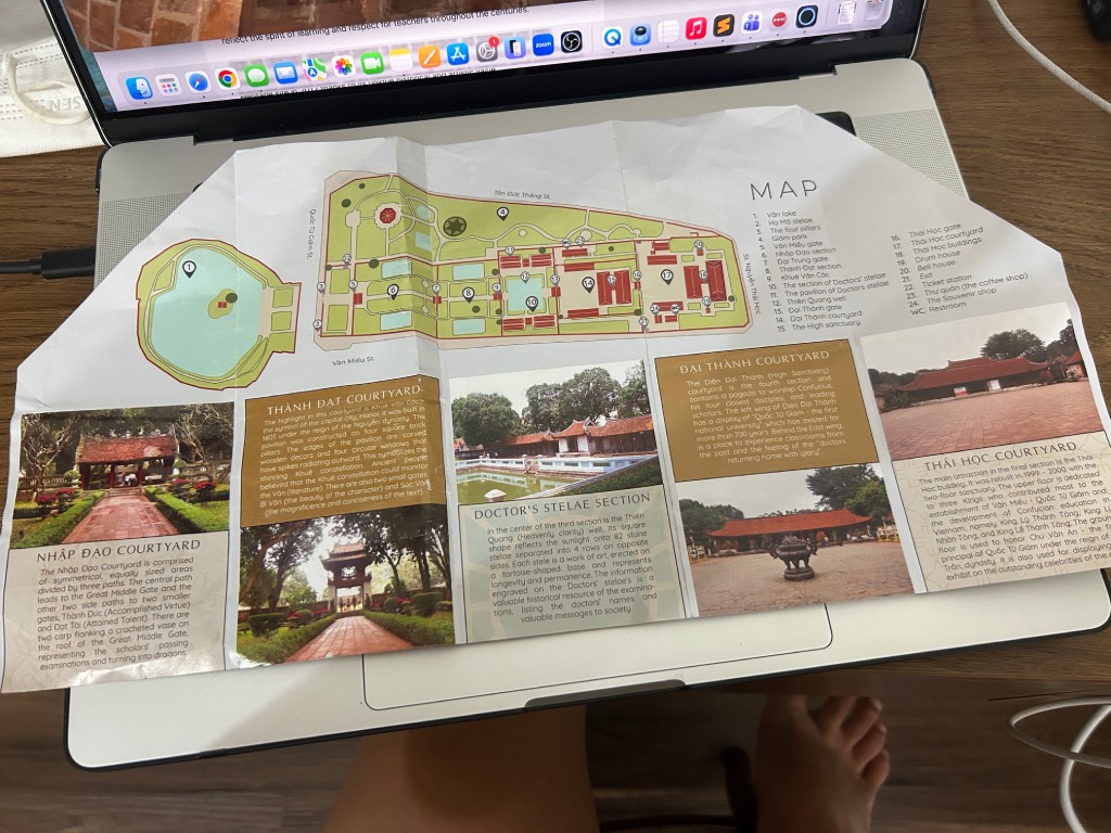 Map of The Temple of Literature