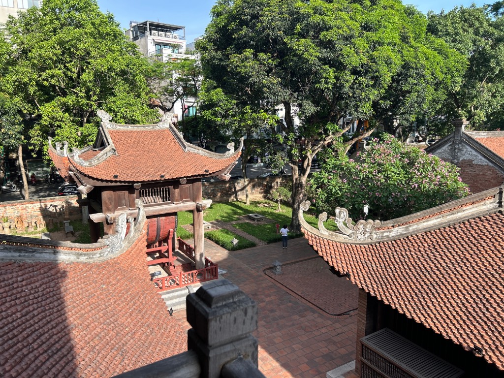 Views from balcony at Thai Hoc House