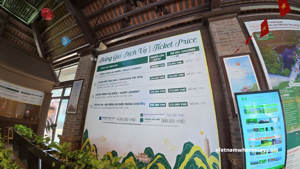 Bai Dinh Ticket option