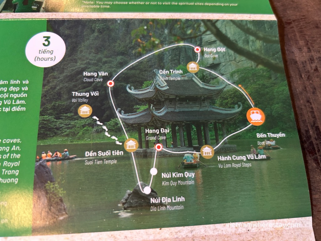 Route 3 Trang An Map