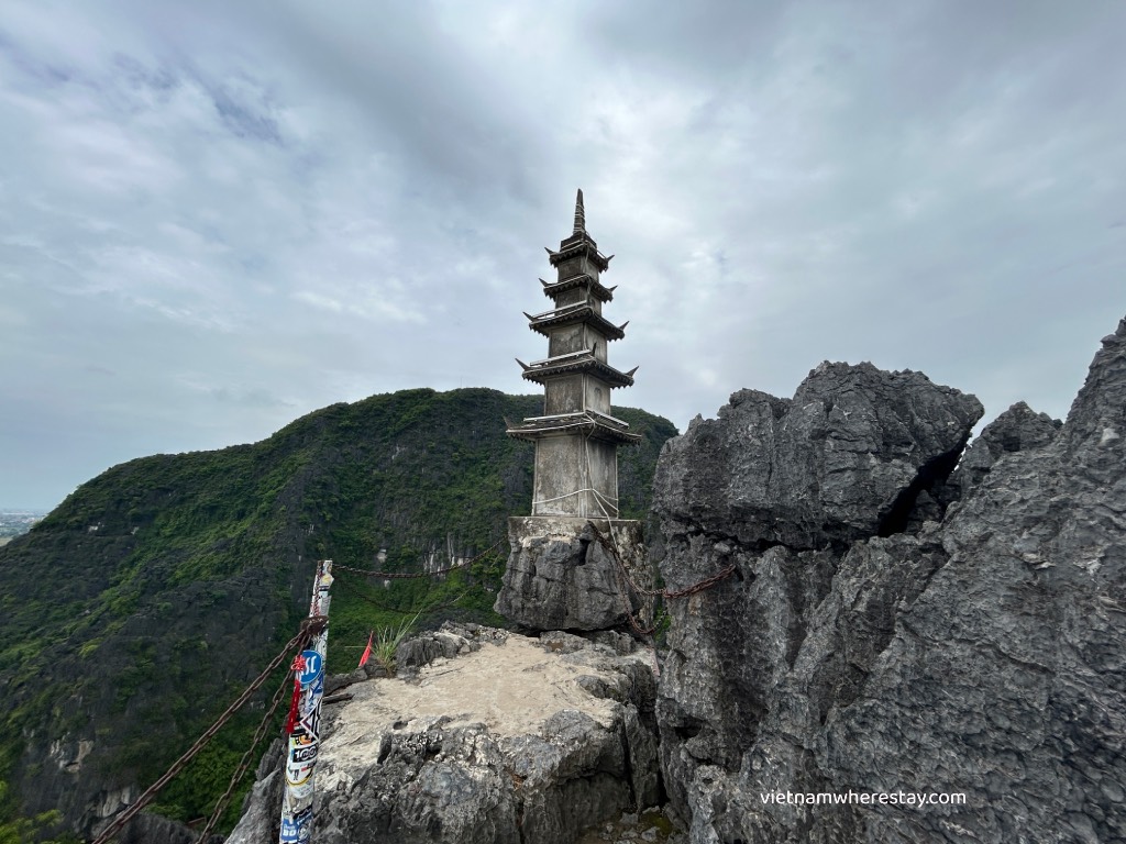 Closer look the the Small Temple Viewpoint Mua Cave