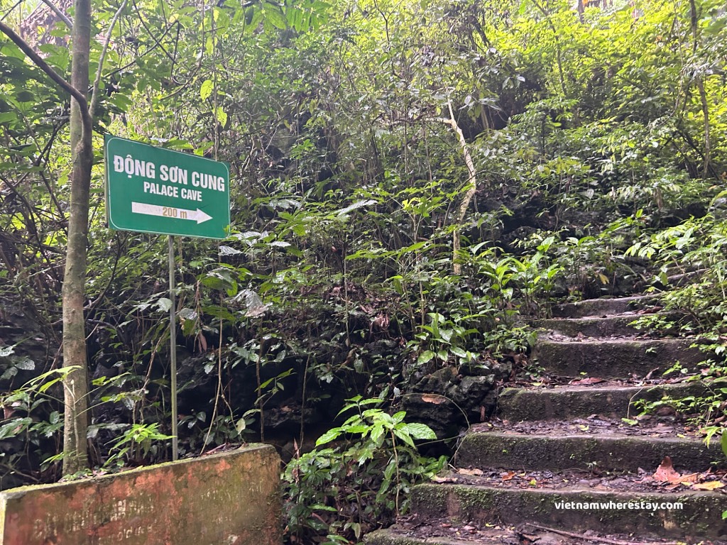 steep stairs steps at 7km trail